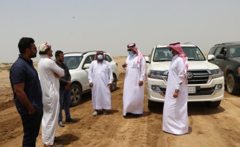 رئيس بلدية العالية يقوم بجولة تفقدية لمشروع الخط الرابط بالطريق الدولي