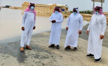 بلدي مركز السهي يجري جولة ميدانية للوقوف على آثار الحالة المطرية بقرى المركز