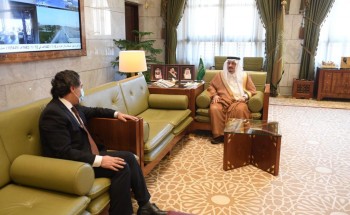 سمو أمير منطقة الرياض يستقبل سفير جمهورية أفغانستان