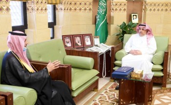 وكيل إمارة الرياض يستقبل مدير صندوق تنمية الموارد البشرية (هدف)