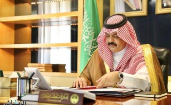 سمو أمير حائل يرأس جلسة المجلس الثانية في دورة الانعقاد الثالثة  عن بُعد