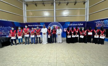 ادارة الاتصال الموسسي والتدريب والتطوع بهئية الهلال الاحمر بالباحة تفعل اليوم العالمي للاسعافات الاوليه بالمنطقه ومحافظاتها