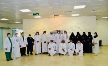 ورود نوارة التطوعي يزور مستشفى الملك سلمان ويشكر إدارته