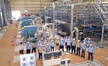 “التحلية” تدشن إنتاجها من المياه المحلاة بمحطة أملج بـ 8.500 م3 يومياً