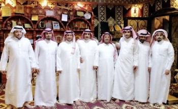 المالكي في ضيافة الشاعر والفارس فوزي بن مربح في ديوانه الخاص.