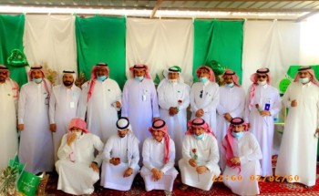 “الضمان الاجتماعي” بمحافظة بقعاء يحتفون بـ اليوم الوطني90