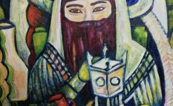 “امرأةً من بيئتنا” لوحة تشكيلية للفنان التشكيلي الأستاذ الاعجم