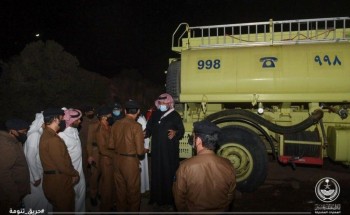 التفاصيل الكاملة لإخماد فرق الدفاع المدني لـ”حريق جبل غلامة” بـ”تنومة”