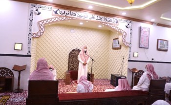 مدير إدارة مساجد محافظة صامطة يفتتح مسجد المهجري بالخوالف