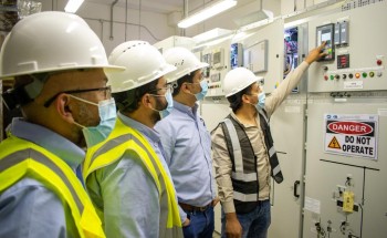 تحلية المياه المالحة تتأهب للبدء في تعبئة خط الأنابيب والتشغيل التجريبي لمحطة الضخ الرئيسية