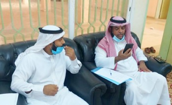 رئيس قسم القيادة المدرسية بتعليم صبيا يتفقد سير العمل بمجمع آل مشحنة التعليمي بالريث