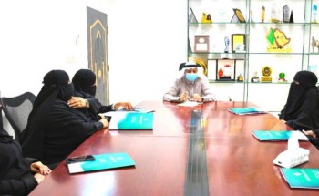 رئيسة وأعضاء مجلس إدارة جمعية الملك فهد الخيرية النسائية بجازان يزورون لجنة التنمية الاجتماعية الأهلية بأبوعريش