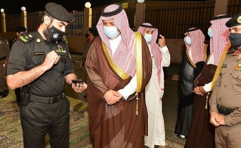 سمو أمير منطقة حائل يزور مقر شرطة المنطقة