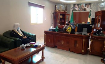 مدير عام فرع هيئة الأمر بالمعروف بالجوف يزور مدير الدفاع المدني بالجوف