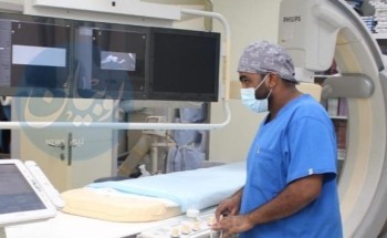 نجاح تركيب قسطرة الغسيل البروتيني بواسطة الأشعة التداخلية في مستشفى الملك فهد