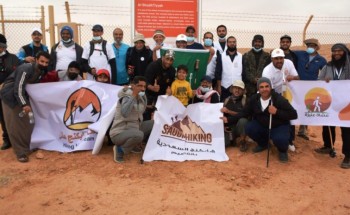 مجلس التنمية السياحية بالجوف ينظم هايكنج الشويحطية