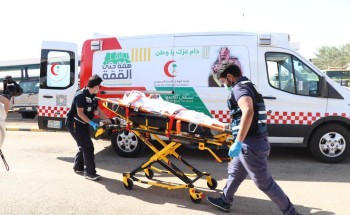 الهلال الأحمر يباشر 1542 حادث خلال عام 2020 في الجوف