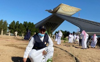 نادي البر التطوعي يشارك في تنفيذ مبادرة تشجير بوابة مكة