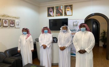 وفد نادي البر يزور جمعية مراكز الأحياء