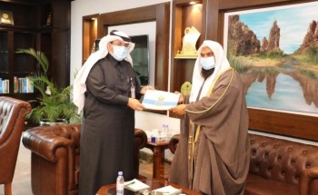 مدير عام فرع الرئاسة العامة لهيئة الأمر بالمعروف بمنطقة تبوك يزور أمين المنطقة