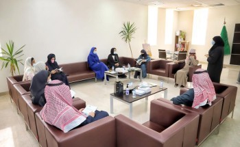 رئيس جامعة الجوف يستقبل وفد هيئة التراث