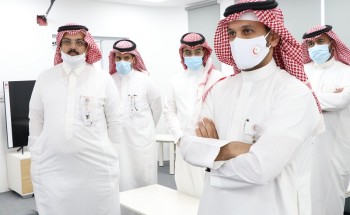 د. جلال العويسى يزور غرفة عمليات الرياض ويتلقى عدد من البلاغات