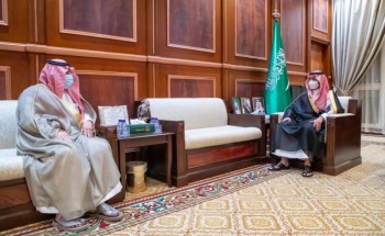 سمو نائب أمير منطقة حائل يستقبل مدير فرع وزارة الرياضة بالمنطقة