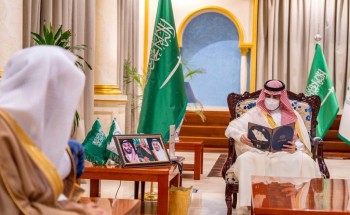 سمو أمير الجوف يطلع على تقرير عن مشاركة المنطقة بجائزة الملك سلمان بن عبدالعزيز لحفظ القرآن الكريم