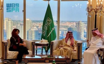 السفير المعلمي يقيم حفل عشاء على شرف سمو وزير الخارجية