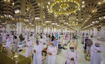 وفق الإجراءات الاحترازية .. فتح المسجد النبوي خلال العشر الأواخر من شهر رمضان على مدار الساعة