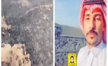 شاهد: العويمري يكشف عن ظاهرة غريبة حدثت بعد هطول البرد  الكثيف  على حرة بني رشيد منذ 15 يوم