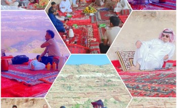 زملاء الطفولة يلتقون بعد فراق 33 عاماً في منتزه الواديين بجبل القهر