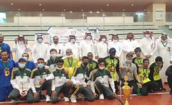 نادي المدينة المنورة بطلاً لدوري الدرجة الأولى لكرة الهدف للمكفوفين