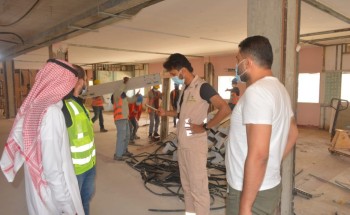 مدير مستشفى صامطة يتفقد المشروعات التطويرية للارتقاء بمستوى الخدمات الصحية