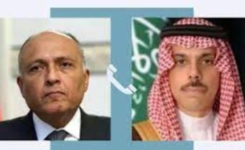 سمو وزير الخارجية يبحث مع وزير الخارجية المصري تطورات الأوضاع في الأراضي الفلسطينية
