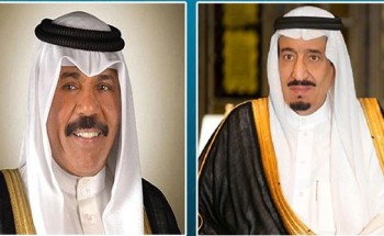 خادم الحرمين يتلقى اتصالاً هاتفياً من أمير الكويت