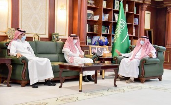 سمو أمير منطقة جازان يستقبل وكلاء ومنسوبي الإمارة المهنئين بعيد الفطر المبارك ..