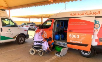 بالشراكة مع جمعية حركية .. ورشة متنقلة لصيانة الكراسي المتحركة فـي تجمع الرياض الصحي الأول