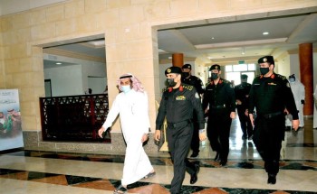 محافظ القريات يلتقي مدير الاداره العامه لدوريات الامن