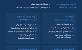 “البيئة” تحدد شروط وضوابط حفر واستخدام آبار المياه الجوفية ومزاولة المهنة