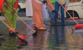 مبادرة لنجعل ارصفتنا اجمل تواصل أعمالها الميدانية في مكة