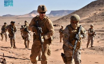 استمرار مناورات تمرين “مخالب الصقر 4” بين القوات البرية الملكية السعودية والقوات الأمريكية