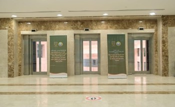 الأمر بالمعروف تعرض محتوى حملة (رب اجعل هذا البلد آمناً) في جامعة المجمعة