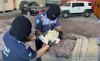 إحباط محاولة تهريب أكثر من 8.7 مليون حبة كبتاجون كانت مُخبأة في إرسالية “كاكاو”
