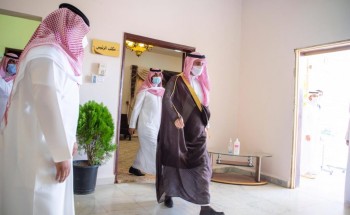 سمو أمير الجوف يتفقد سير العمل في مركز خوعاء