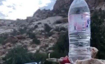 قنصها بدقة عالية .. بالفيديو: شاب يصوب على غطاء زجاجة مياه بدقة عالية .. وطلب عاجل من الأمير سعود بن خالد