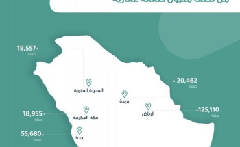 هيئة الزكاة والجمارك تسجل أكثر من 543 ألف صفقة عقارية في مختلف المناطق