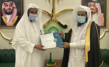 مدير هيئة الأمر الحدود الشمالية يزور مدير عام فرع وزارة الشؤون الإسلامية والدعوة والإرشاد بالمنطقة