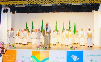 بالصور… تعليم تبوك يحتفي باليوم الوطني الـ 91 على المسرح الثقافي