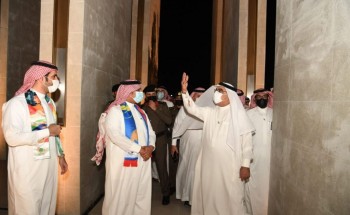 أمين الشرقية يدشن ميدان ” العرضة ” ودوار ” عنان السماء ” في الخبر تزامنا مع اليوم الوطني للمملكة الـ91